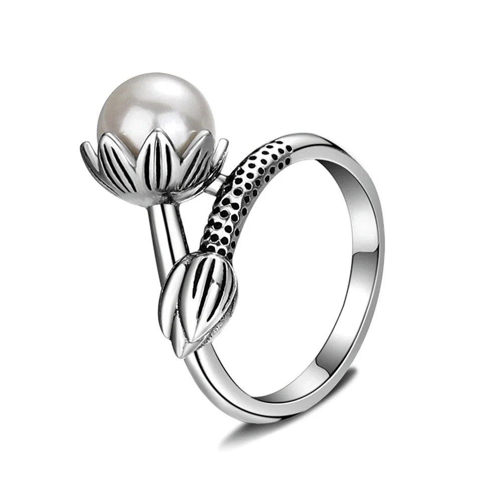 Bague fleur vintage