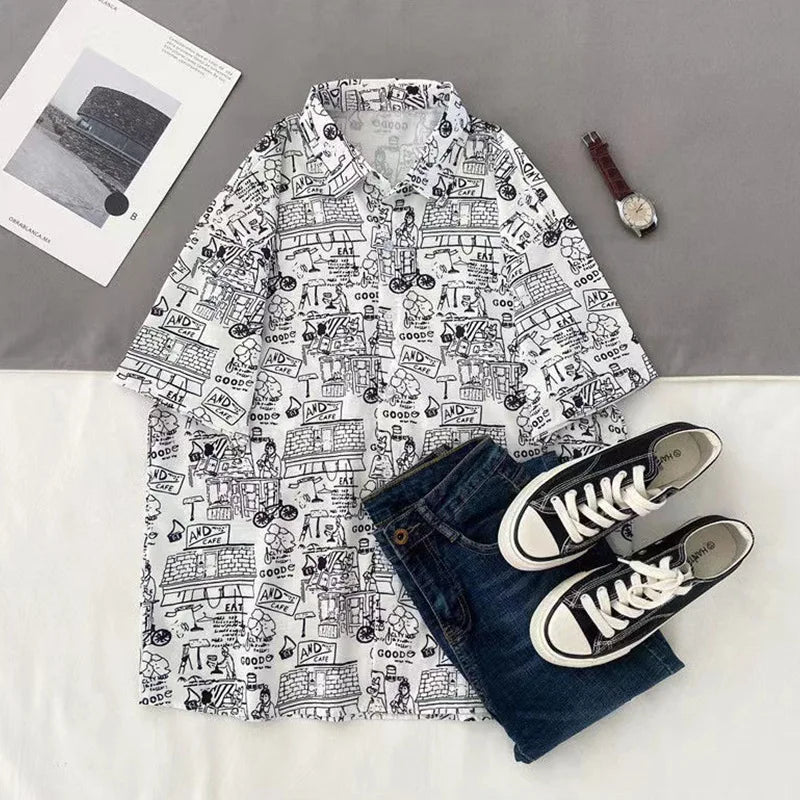 Chemise florale vintage