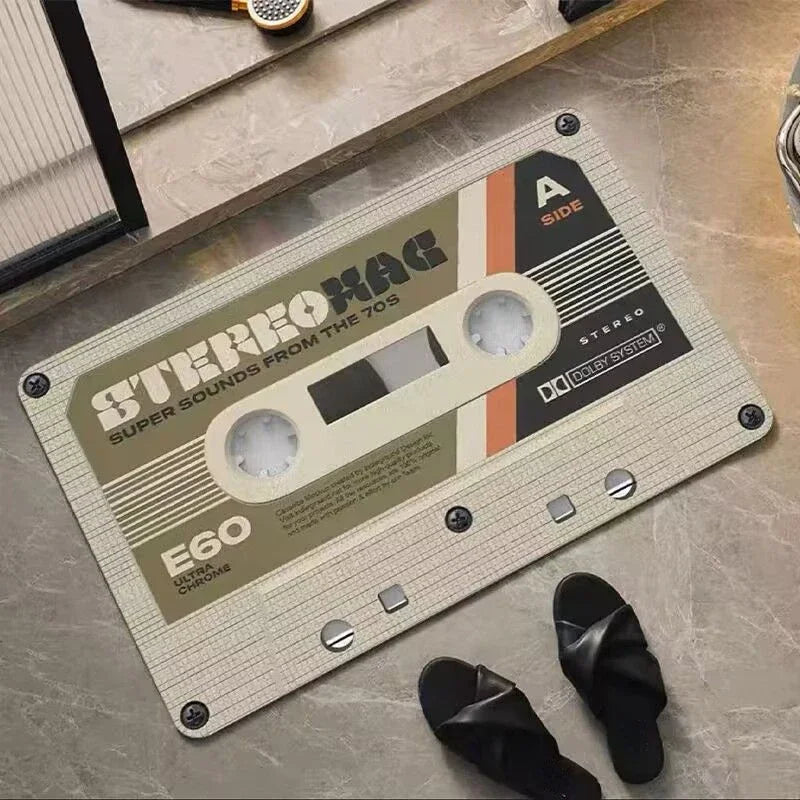 Tapis cassette vintage