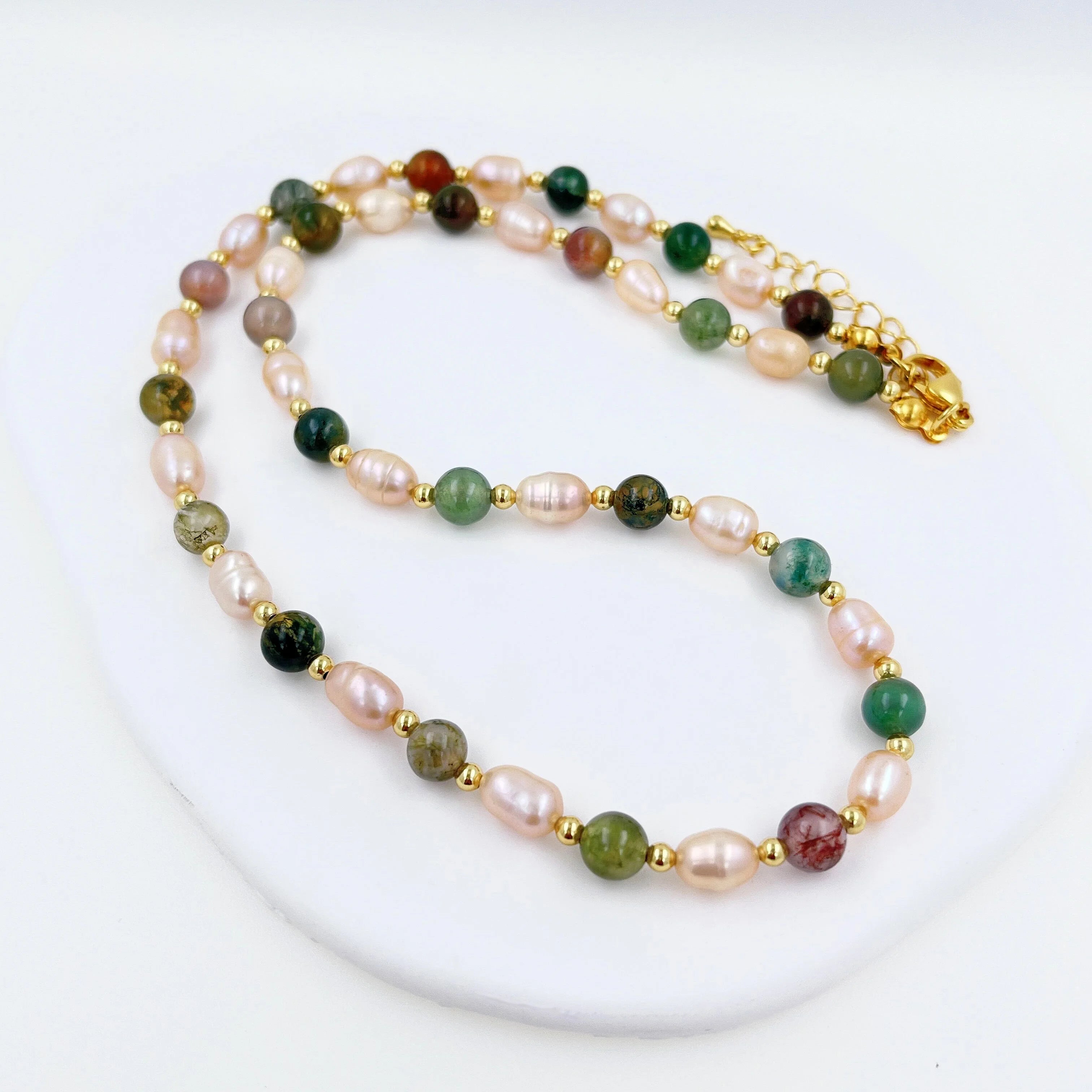 Collier agatha vintage
