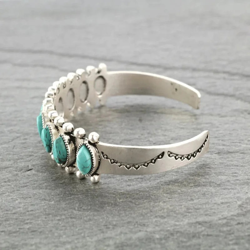 Bracelet turquoise vintage pour femme