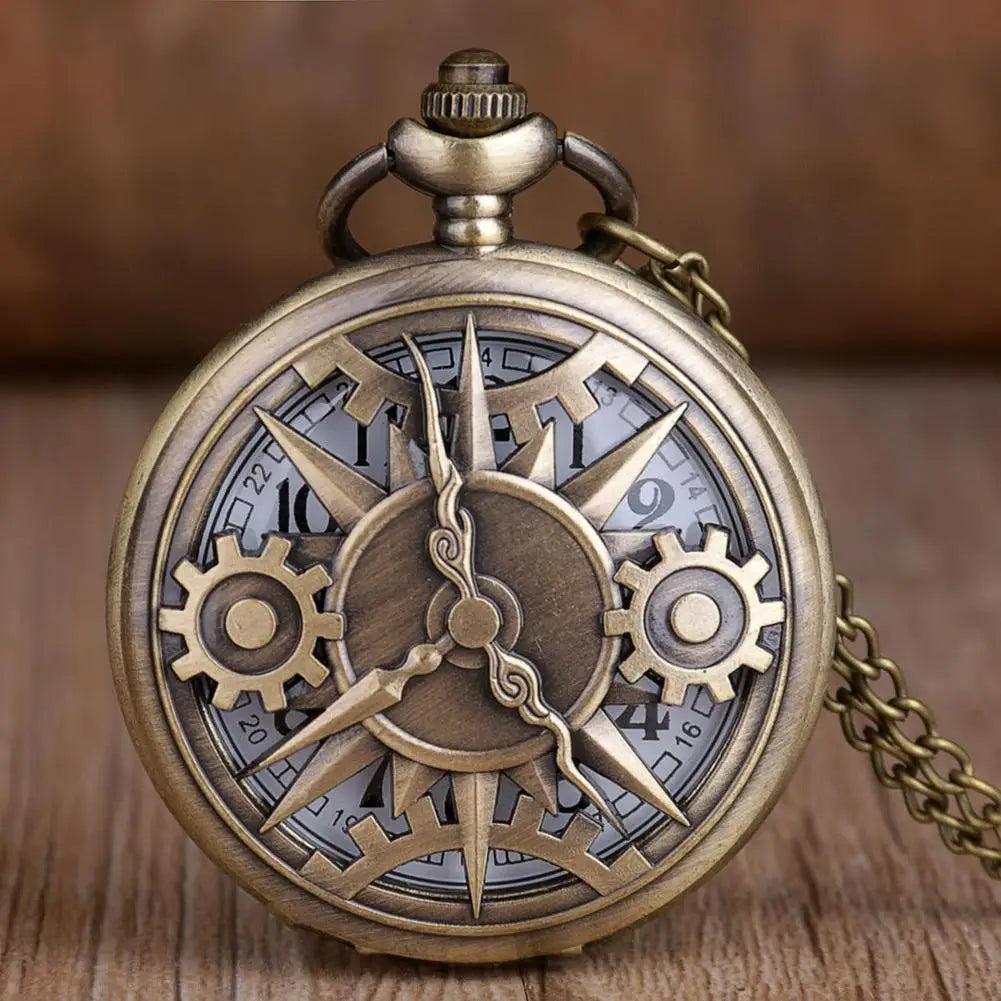 Montre à gousset vintage engrenage