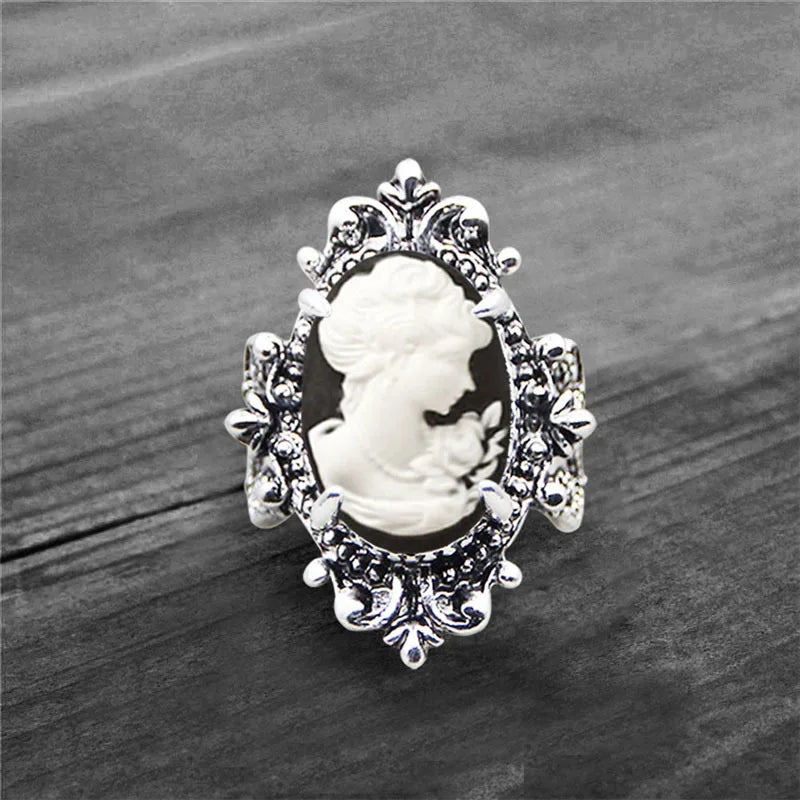 Bague camée vintage