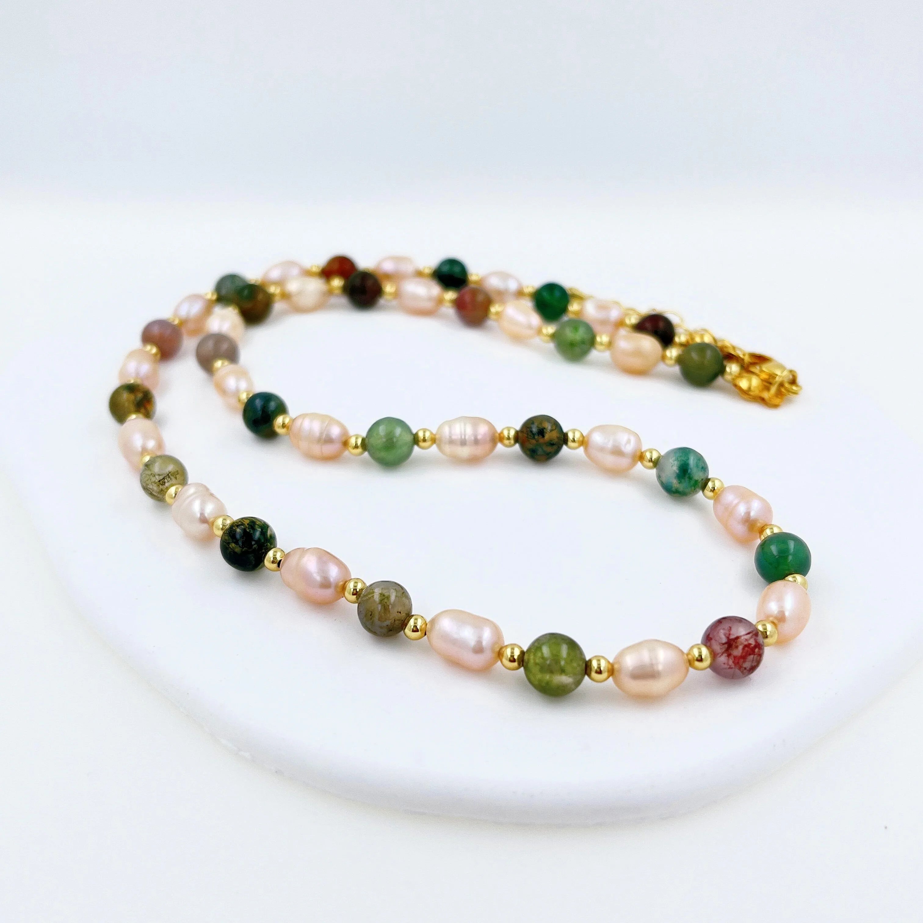 Collier agatha vintage