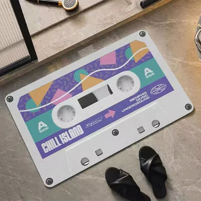 Tapis cassette vintage