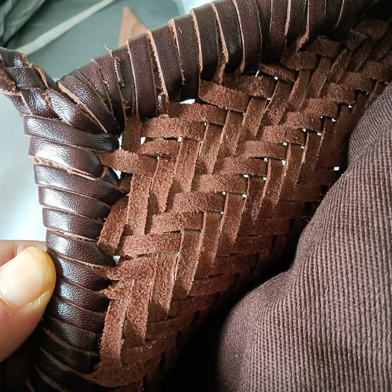 Sac à main vintage en cuir authentique