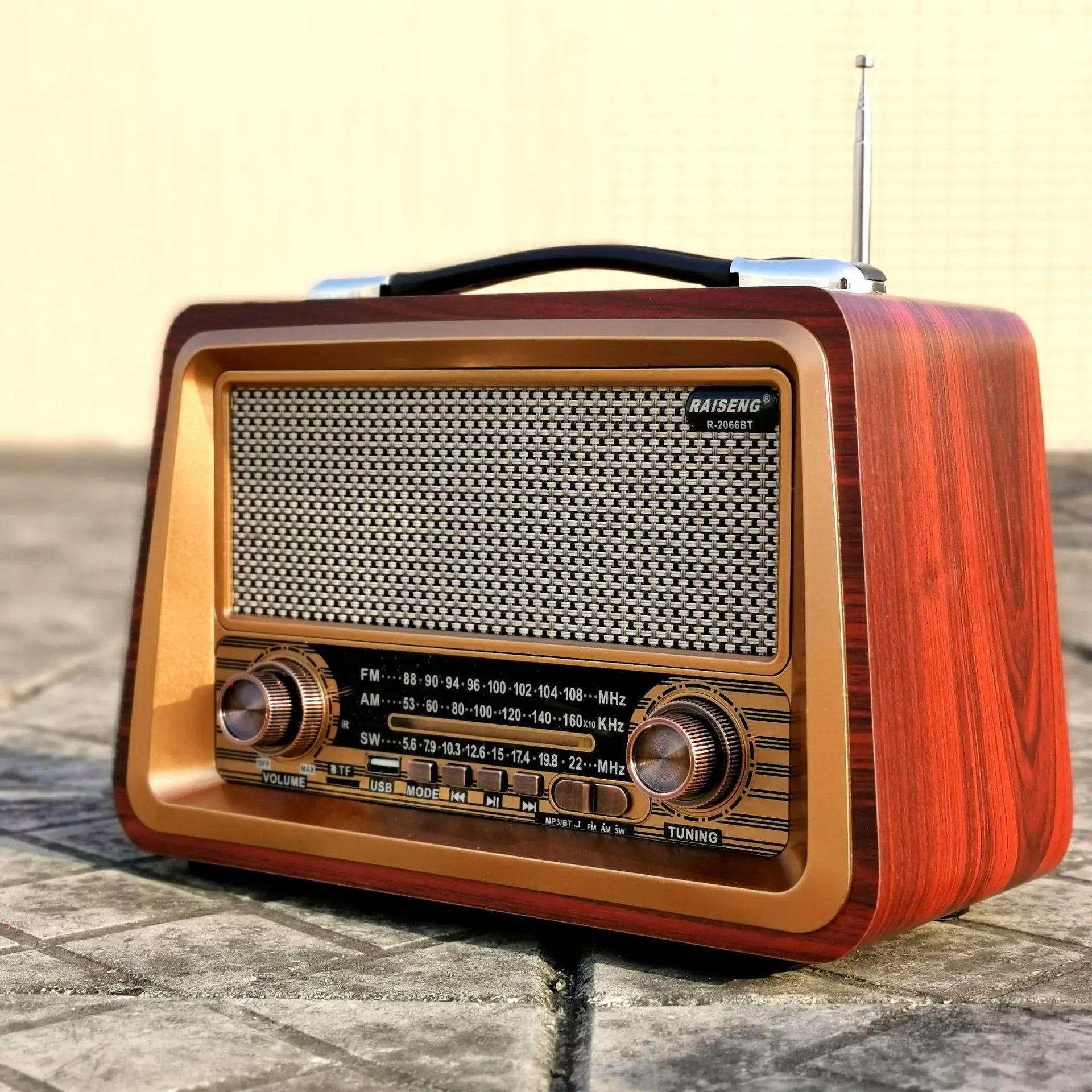 Radio Vintage Jukebox en bois
