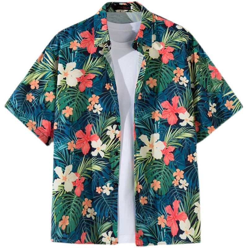 Chemise florale vintage
