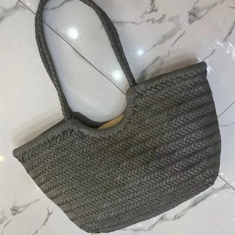 Sac à main vintage en cuir authentique