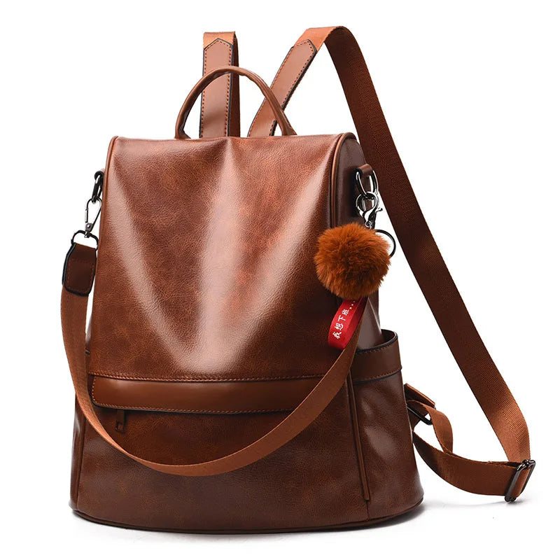 Sac à dos femme vintage en cuir