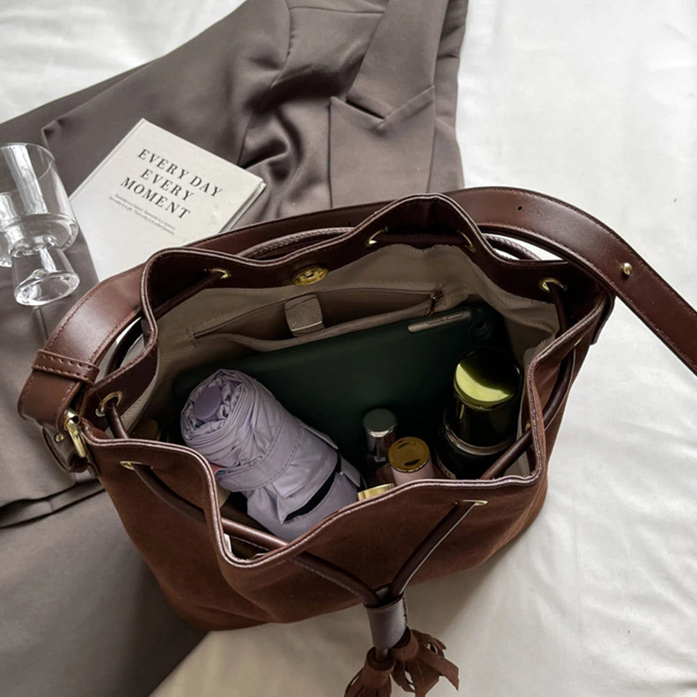 Sac à main vintage suede