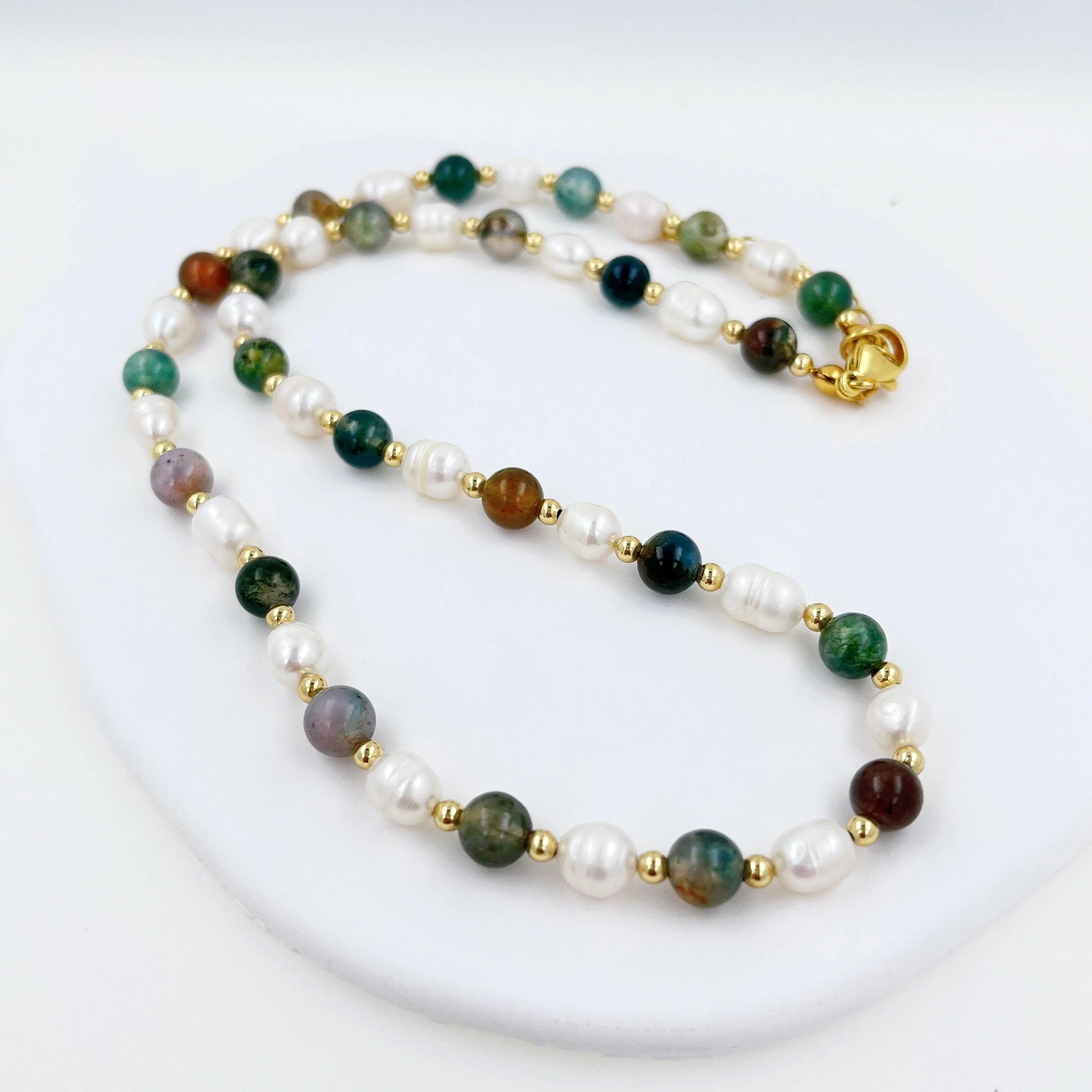 Collier agatha vintage