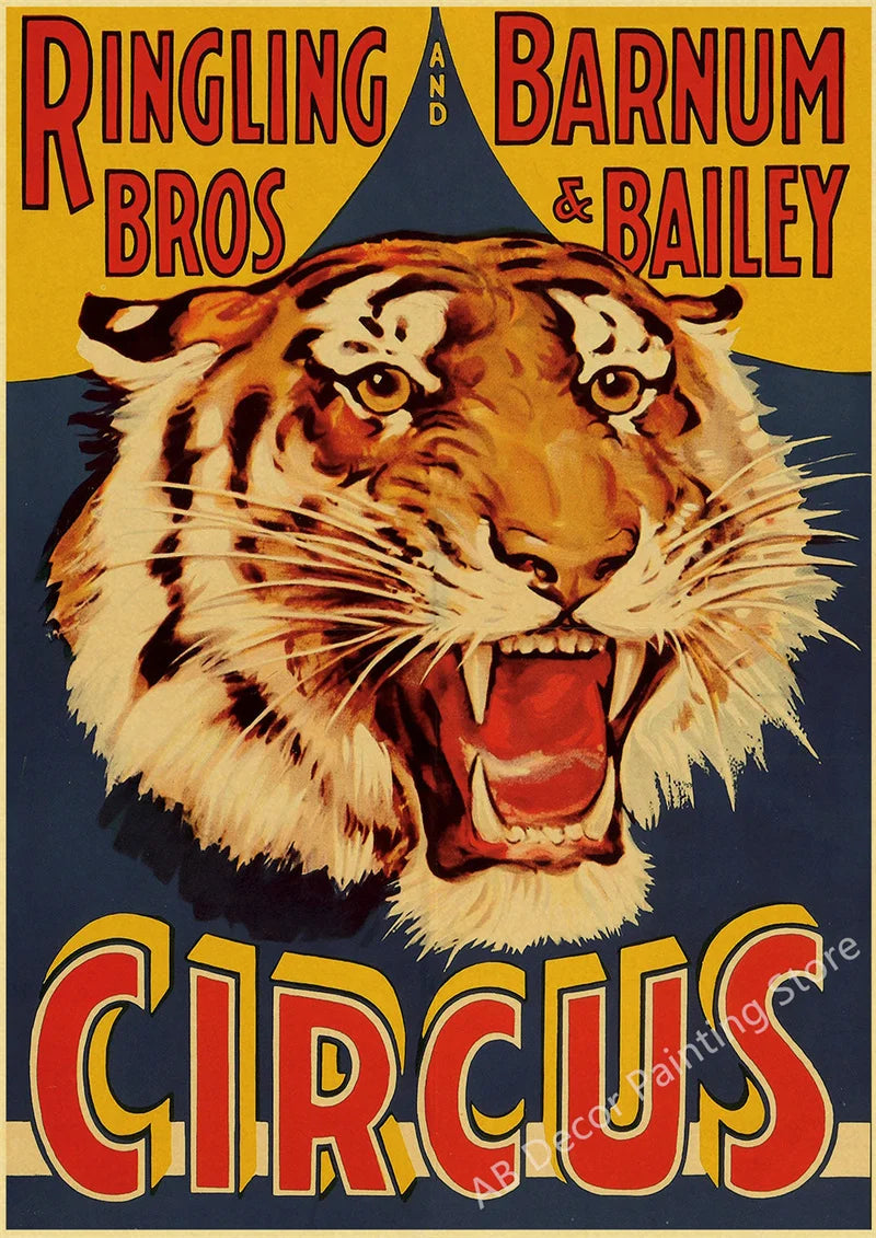 Affiche cirque vintage