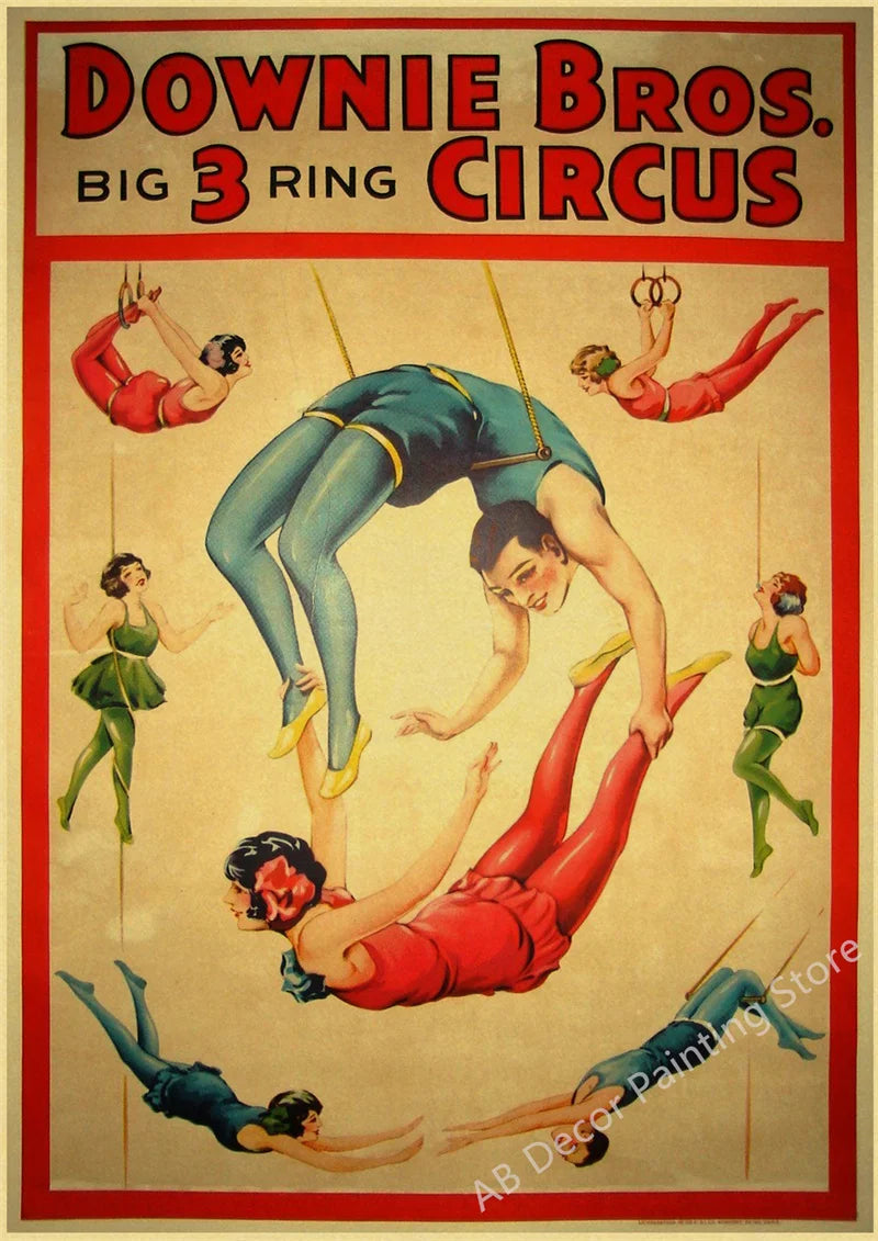 Affiche cirque vintage