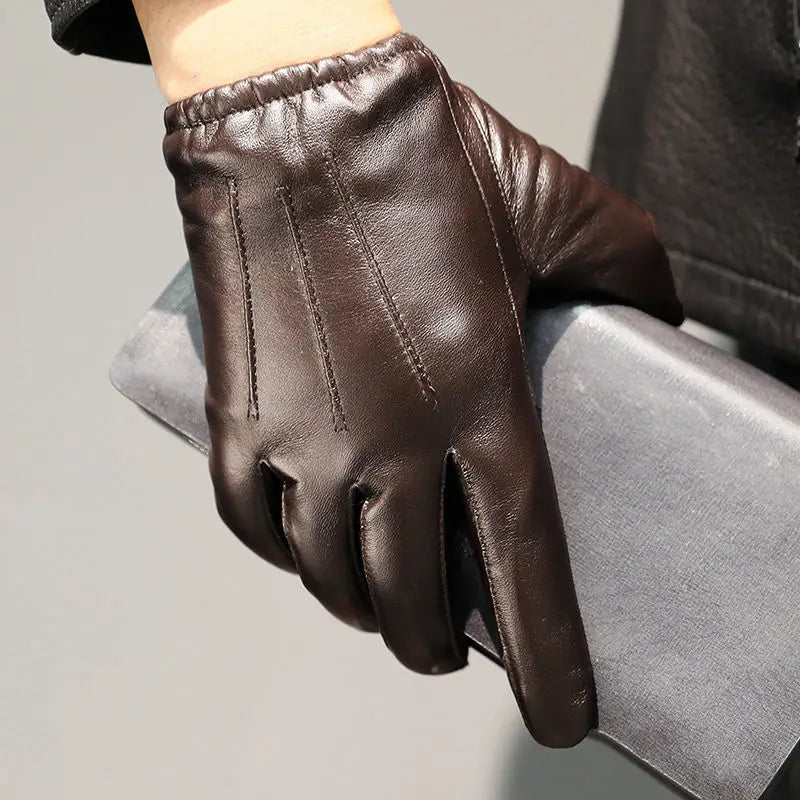 Gants de conduite vintage en cuir