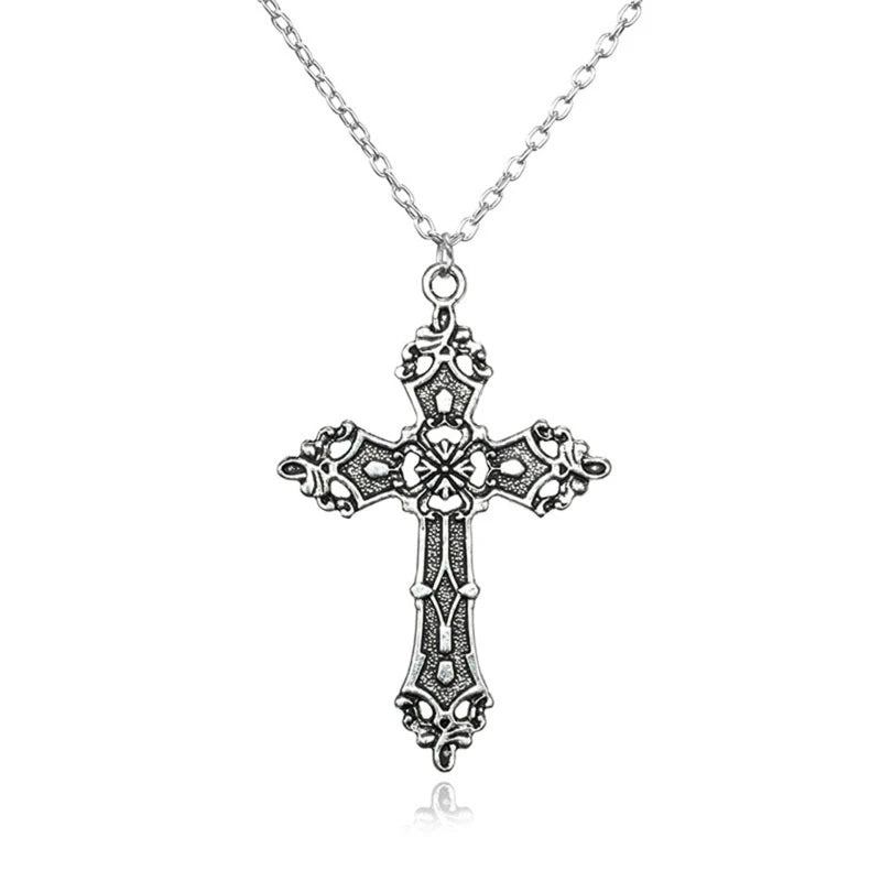 Collier croix vintage