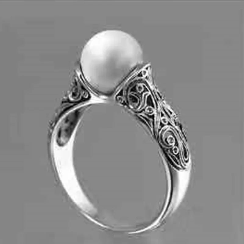 Bague vintage argenté