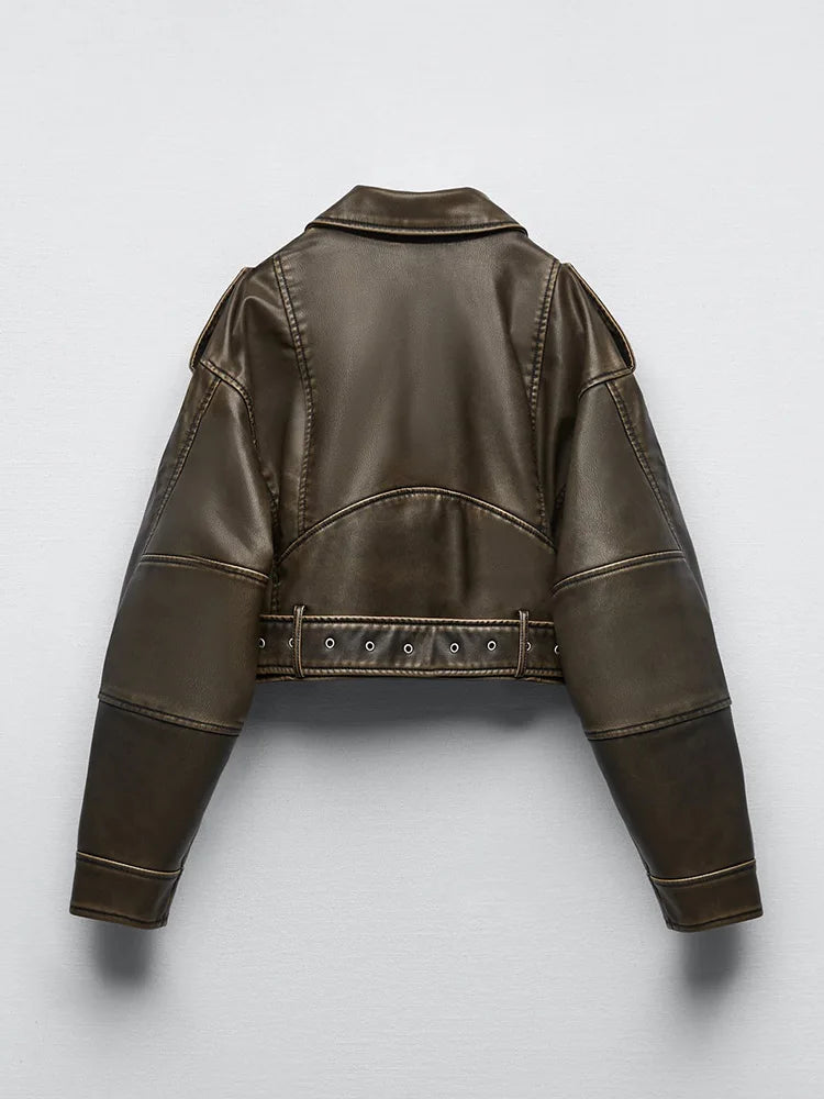 Veste courte vintage pour femme