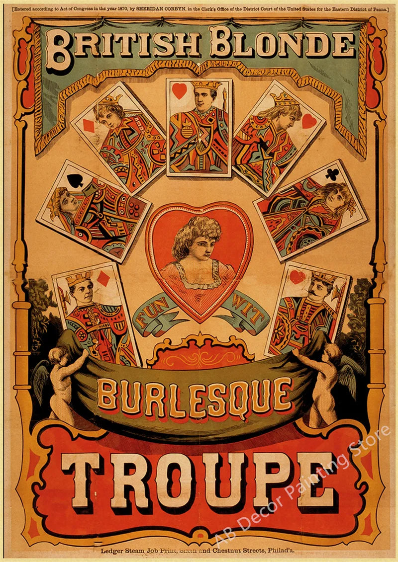 Affiche cirque vintage