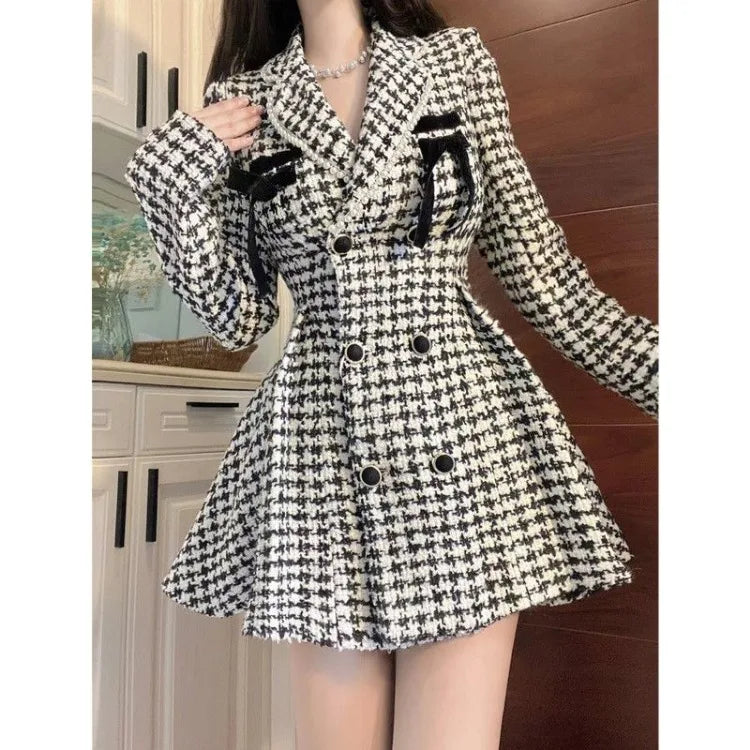 Veste pied-de-poule vintage