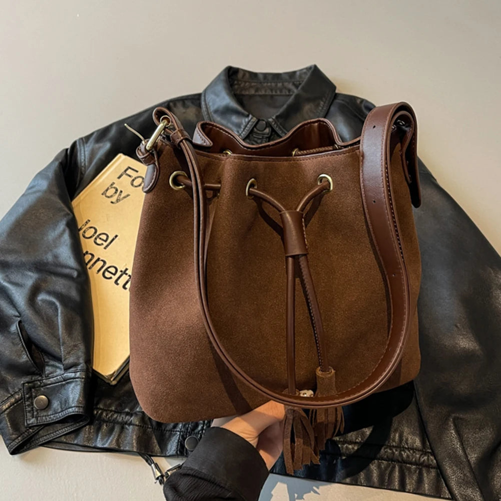 Sac à main vintage suede