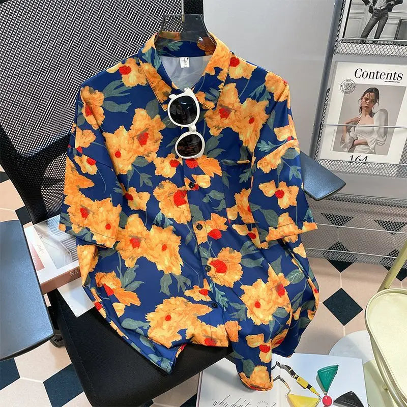 Chemise florale vintage