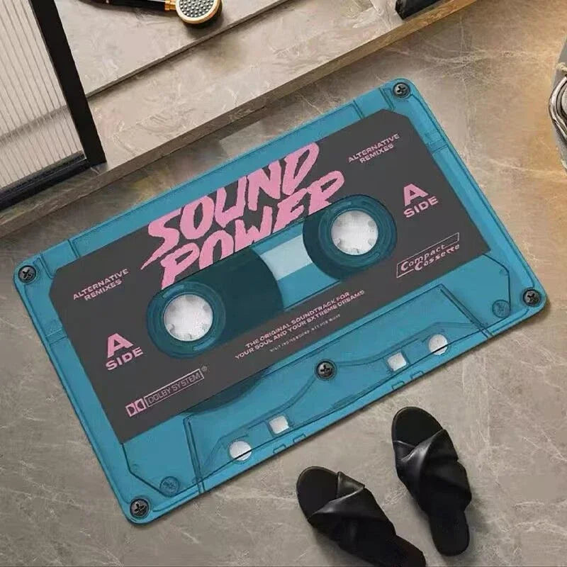 Tapis cassette vintage
