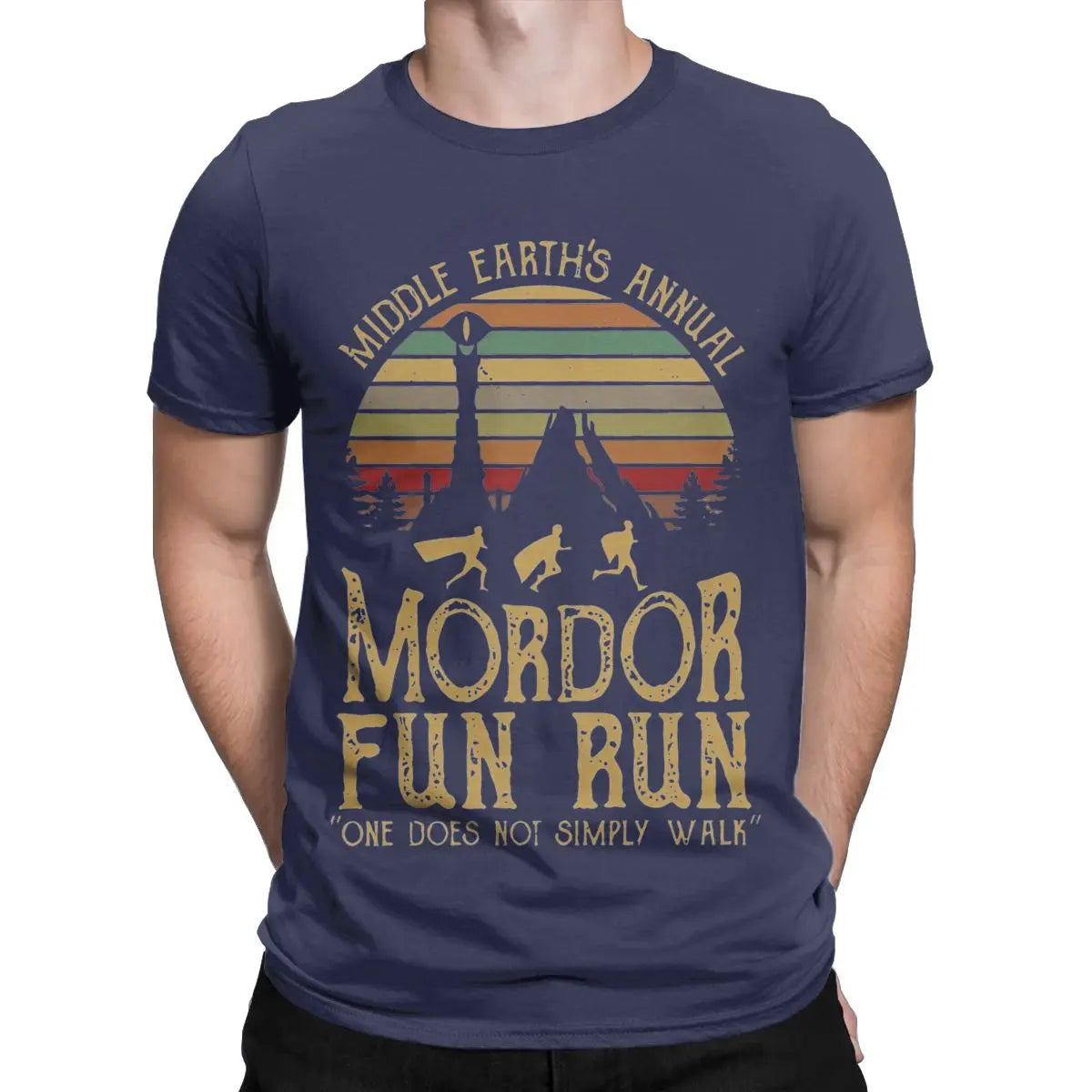 T-shirt Vintage Mordor Fun Run
