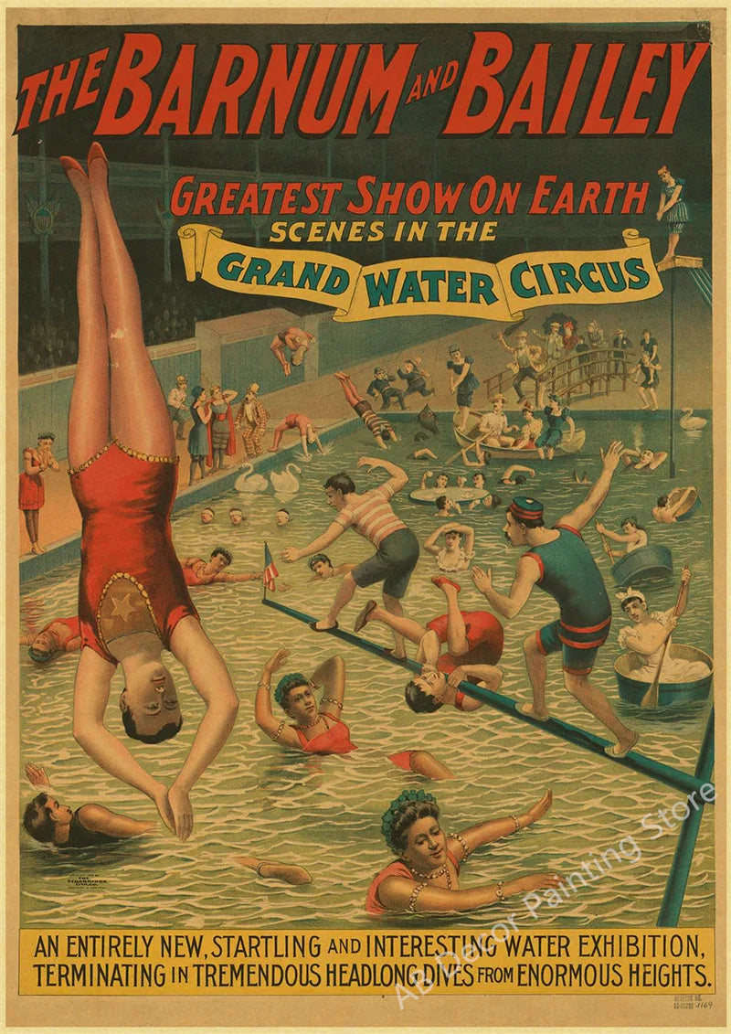 Affiche cirque vintage