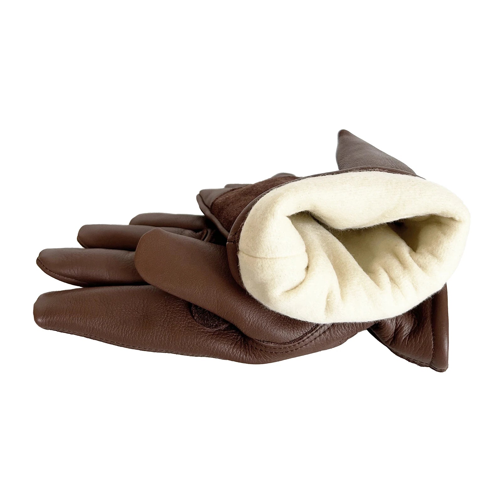 Gants moto cuir vintage