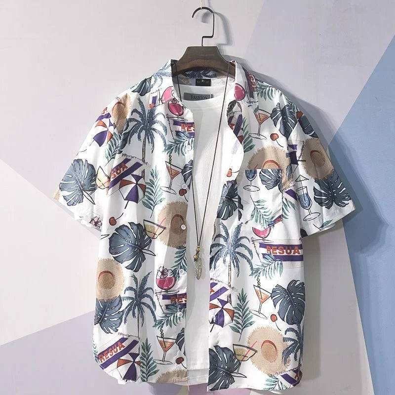 Chemise florale vintage