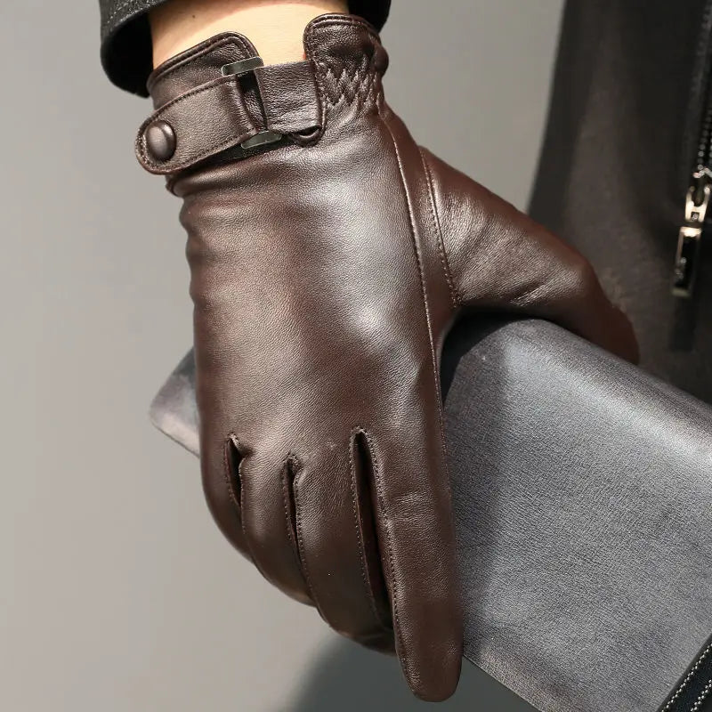 Gants de conduite vintage en cuir