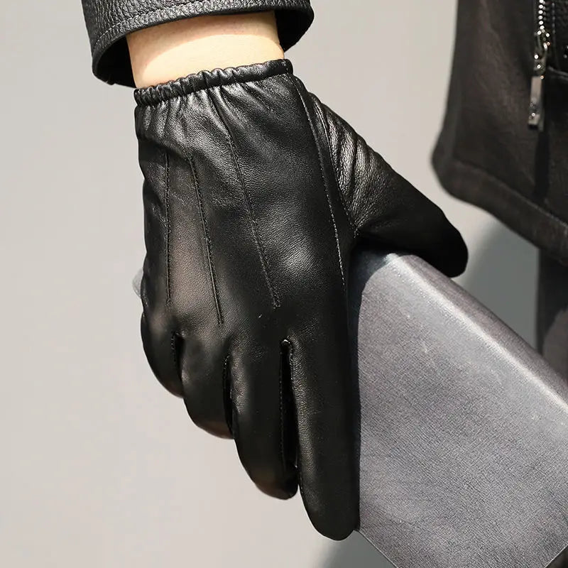 Gants de conduite vintage en cuir
