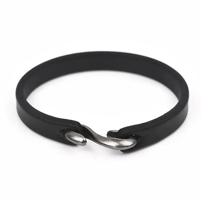 Bracelet vintage en cuir authentique