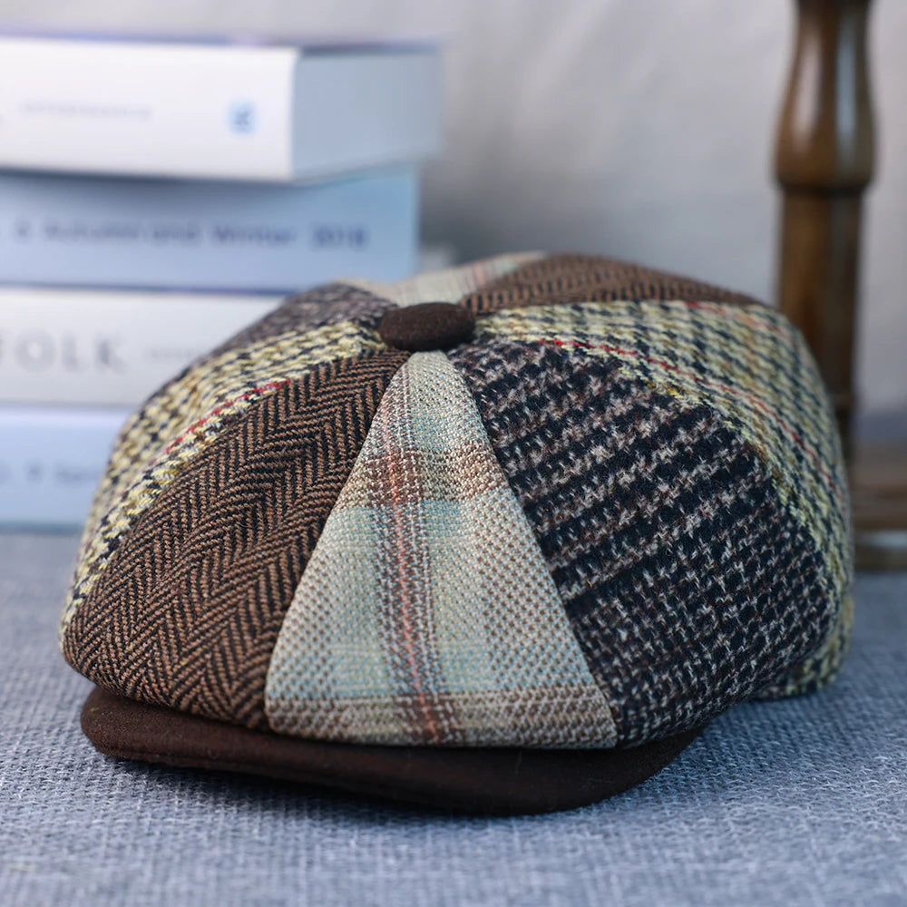 Casquette gavroche vintage anglais