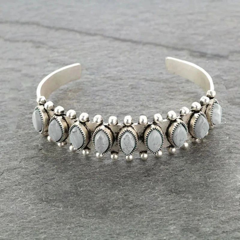 Bracelet turquoise vintage pour femme