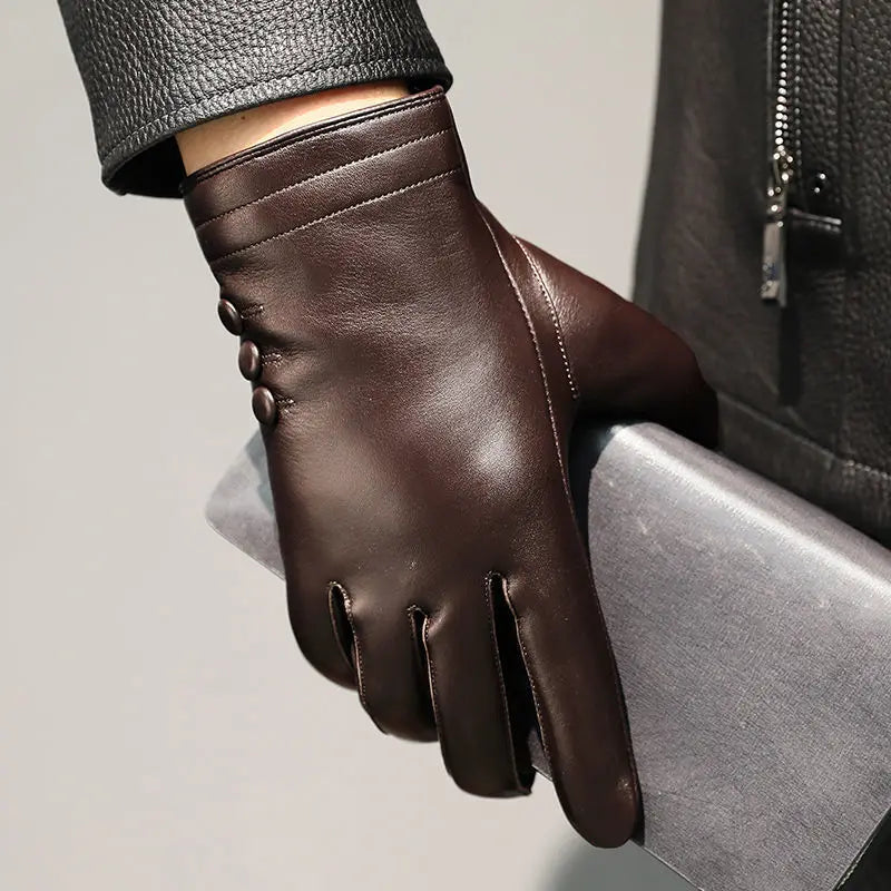 Gants de conduite vintage en cuir