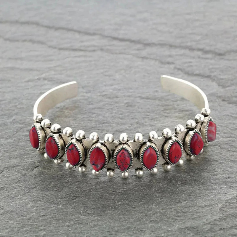 Bracelet turquoise vintage pour femme