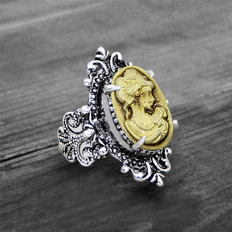 Bague camée vintage